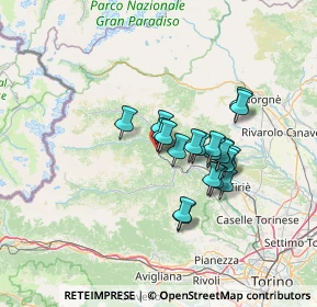 Mappa 10070 Mezzenile TO, Italia (10.234)