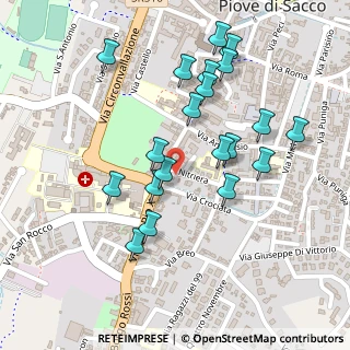 Mappa Via Nitriera, 35028 Piove di Sacco PD, Italia (0.2355)