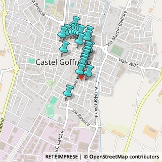 Mappa Via Giulio Romano, 46042 Castel Goffredo MN, Italia (0.3855)