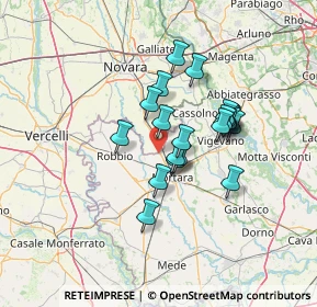 Mappa SP 6, 28071 Borgolavezzaro NO, Italia (10.3505)