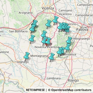 Mappa Via dei Martiri, 36025 Noventa Vicentina VI, Italia (13.085)