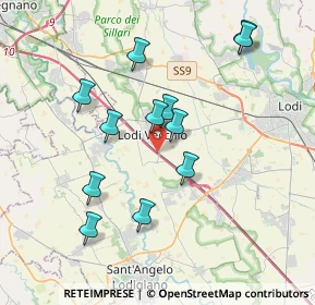 Mappa Autostrada del Sole, 26855 Lodi Vecchio LO, Italia (3.57083)