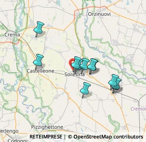 Mappa Via Guido Miglioli, 26015 Soresina CR, Italia (5.79818)