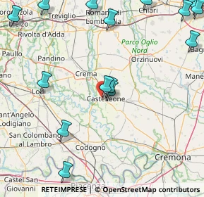 Mappa Castelleone Fustagno, 26012 Castelleone CR, Italia (25.27529)