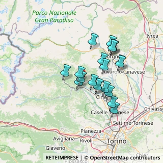 Mappa Regione Bettole, 10070 Balangero TO, Italia (11.513)