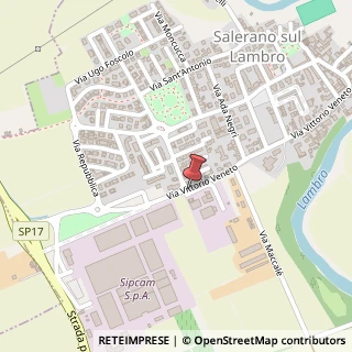 Mappa Via dell'Artigianato, 2, 26857 Salerano sul Lambro, Lodi (Lombardia)