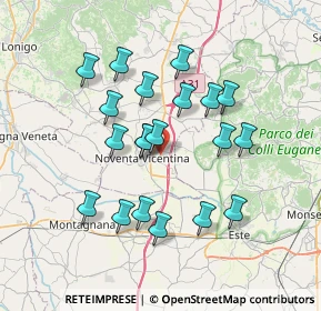 Mappa Via Marchiorette, 36025 Noventa Vicentina VI, Italia (6.5255)