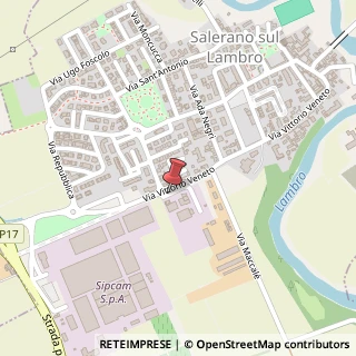 Mappa Via dell'Artigianato, 8, 26857 Salerano sul Lambro, Lodi (Lombardia)