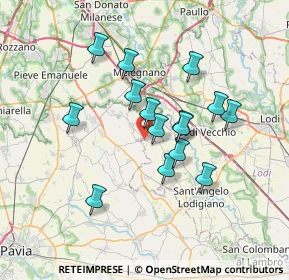 Mappa Via Porticone, 26852 Casaletto Lodigiano LO, Italia (5.97467)