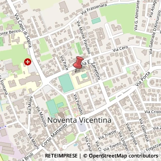 Mappa Via Zanettini, 24, 36025 Noventa Vicentina, Vicenza (Veneto)