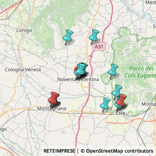 Mappa Via Guglielmo Marconi, 36025 Noventa Vicentina VI, Italia (6.697)