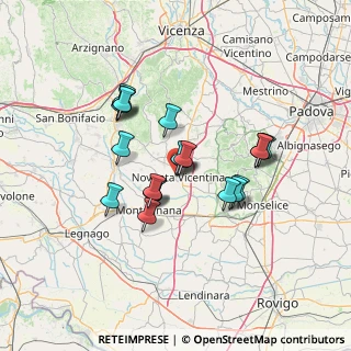 Mappa Via dell'Artigianato, 36025 Noventa Vicentina VI, Italia (11.15)