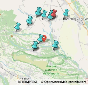 Mappa Via T. Ferreri, 10070 Barbania TO, Italia (3.751)