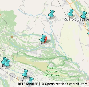 Mappa Via T. Ferreri, 10070 Barbania TO, Italia (6.78273)