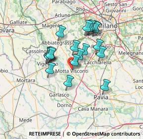 Mappa Via Gambirone, 20086 Motta Visconti MI, Italia (11.433)