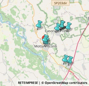 Mappa Via Gambirone, 20086 Motta Visconti MI, Italia (3.21636)