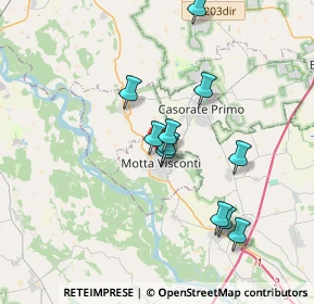 Mappa Via Gambirone, 20086 Motta Visconti MI, Italia (3.17455)