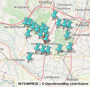 Mappa Via Cristoforo Colombo, 36025 Noventa Vicentina VI, Italia (11.897)