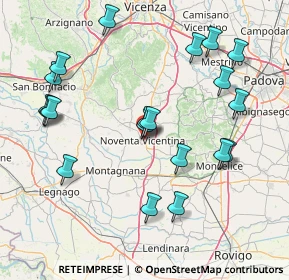 Mappa Via Cristoforo Colombo, 36025 Noventa Vicentina VI, Italia (17.0595)