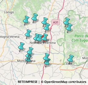 Mappa Via Cristoforo Colombo, 36025 Noventa Vicentina VI, Italia (7.00471)