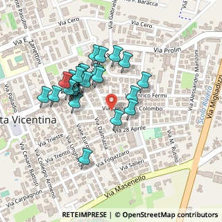 Mappa Via C. Colombo, 36025 Noventa Vicentina VI, Italia (0.2)