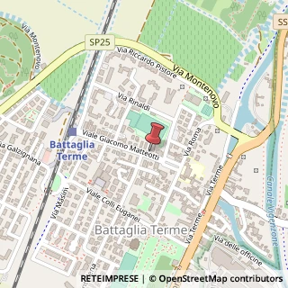 Mappa Viale Giacomo Matteotti, 10, 35041 Battaglia Terme, Padova (Veneto)