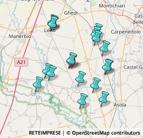 Mappa Via Guglielmo Marconi, 25023 Gottolengo BS, Italia (7.00722)