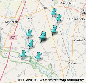 Mappa Via Guglielmo Marconi, 25023 Gottolengo BS, Italia (4.79583)