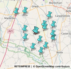 Mappa Via Guglielmo Marconi, 25023 Gottolengo BS, Italia (6.02235)