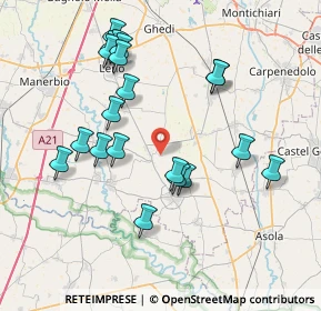 Mappa Via Guglielmo Marconi, 25023 Gottolengo BS, Italia (7.7635)