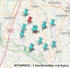 Mappa Via Guglielmo Marconi, 25023 Gottolengo BS, Italia (5.985)