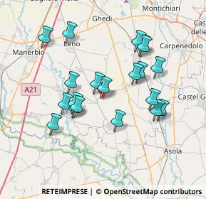 Mappa Via Guglielmo Marconi, 25023 Gottolengo BS, Italia (6.7785)