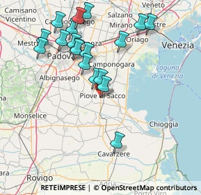 Mappa Via Risorgimento, 35028 Piove di Sacco PD, Italia (15.98632)