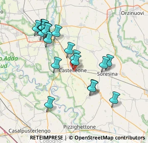 Mappa Via Lamme, 26012 Castelleone CR, Italia (7.43158)