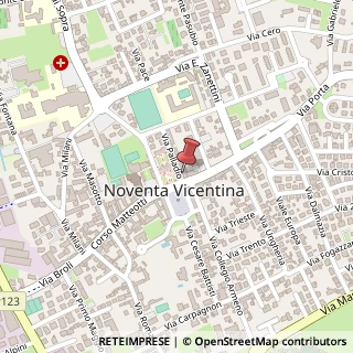 Mappa Via A. Palladio, 6, 36025 Noventa Vicentina, Vicenza (Veneto)