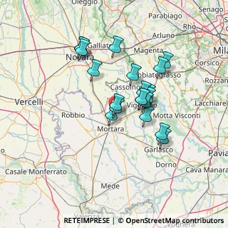 Mappa Via C.S. per Cilavegna, 27020 Parona PV, Italia (11.6355)