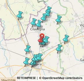 Mappa Via C.S. per Cilavegna, 27020 Parona PV, Italia (3.657)