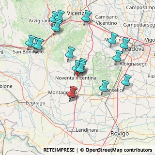 Mappa Via Migliadizzi, 36025 Noventa Vicentina VI, Italia (15.693)