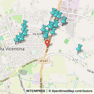 Mappa Via Migliadizzi, 36025 Noventa Vicentina VI, Italia (0.5145)