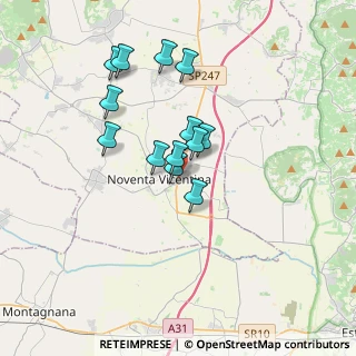 Mappa Via Migliadizzi, 36025 Noventa Vicentina VI, Italia (2.82615)