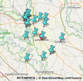 Mappa Via S. Giovanni Bosco, 26012 Castelleone CR, Italia (7.328)