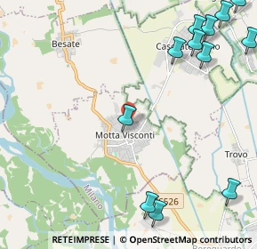 Mappa Via Salvatore Quasimodo, 20086 Motta Visconti MI, Italia (3.10583)