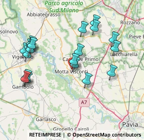 Mappa Via Salvatore Quasimodo, 20086 Motta Visconti MI, Italia (8.2355)