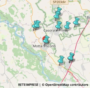 Mappa Via Salvatore Quasimodo, 20086 Motta Visconti MI, Italia (3.94727)