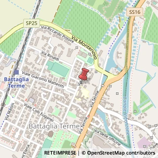 Mappa Via Roma, 42, 35041 Battaglia Terme, Padova (Veneto)