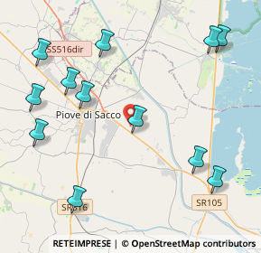 Mappa Via Cambroso, 35028 Piove di Sacco PD, Italia (5.09167)