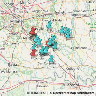 Mappa Cascina Cesarina, 26854 Cornegliano Laudense LO, Italia (10.0275)