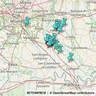 Mappa Cascina Cesarina, 26854 Cornegliano Laudense LO, Italia (9.39733)
