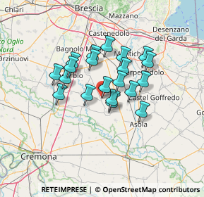 Mappa Piazza XX Settembre, 25023 Gottolengo BS, Italia (10.0355)