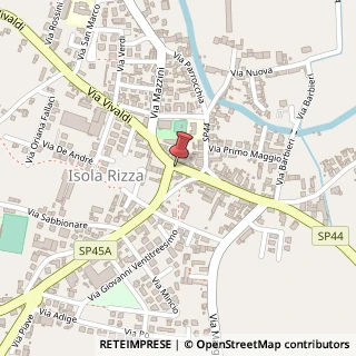 Mappa Via Marconi G., 133, 37050 Isola Rizza, Verona (Veneto)